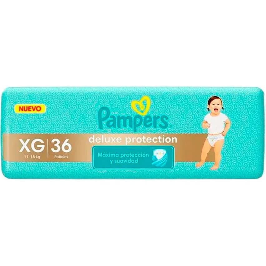 Pañal Pampers Deluxe Protección XG x 36