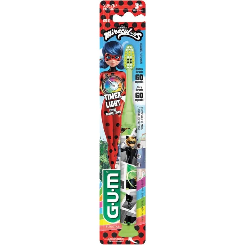 Cepillo de Dientes GUM Ladybug Timer Light