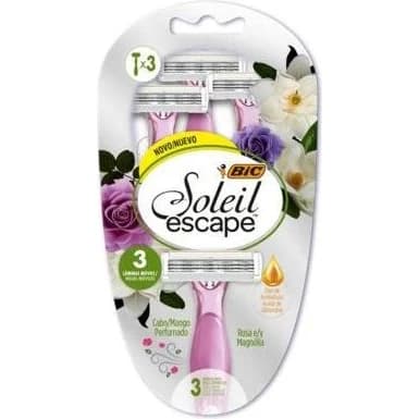 Máquina de Afeitar Bic Soleil Rosa x3