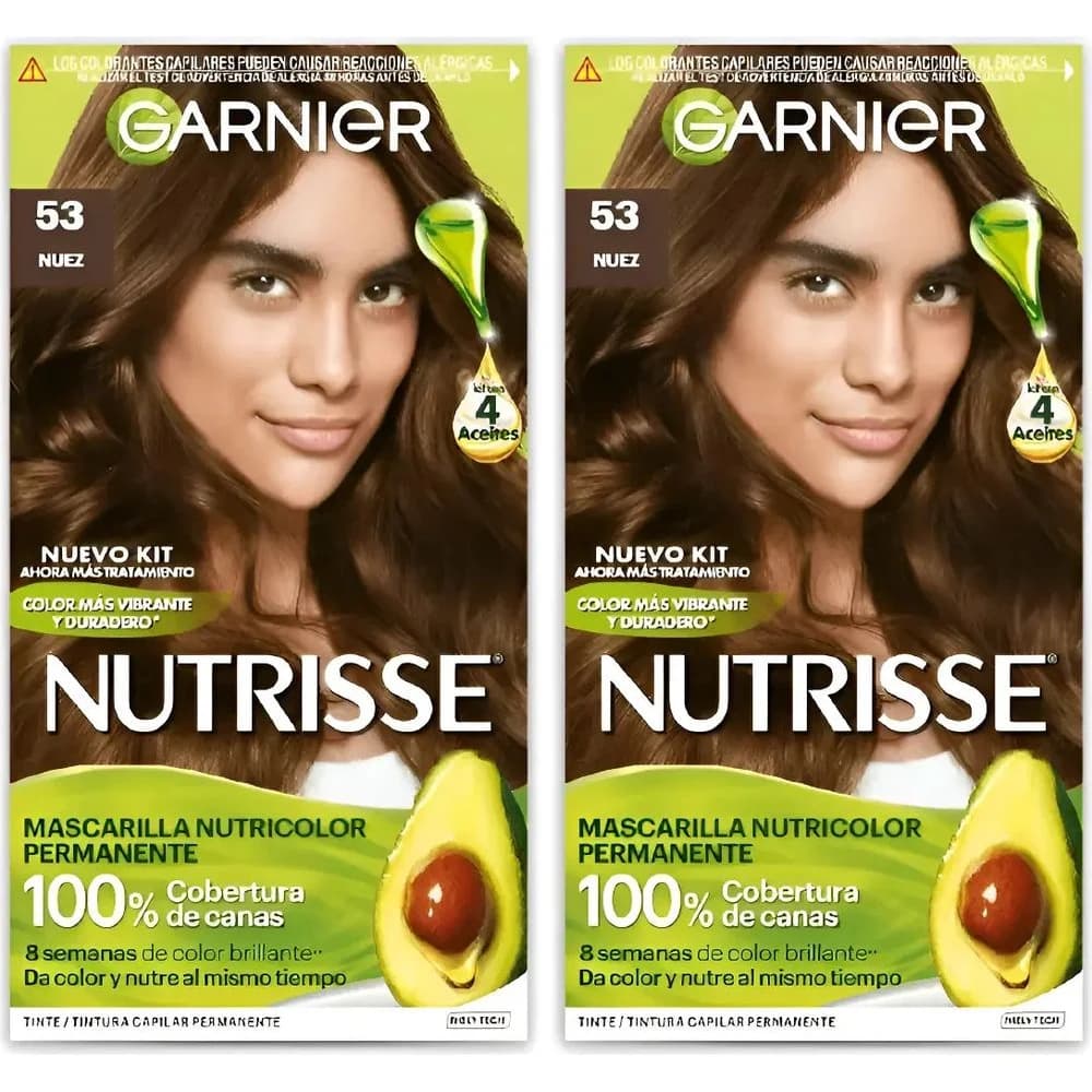 Garnier Nutrisse Tintura Capilar Tono 53 Nuez