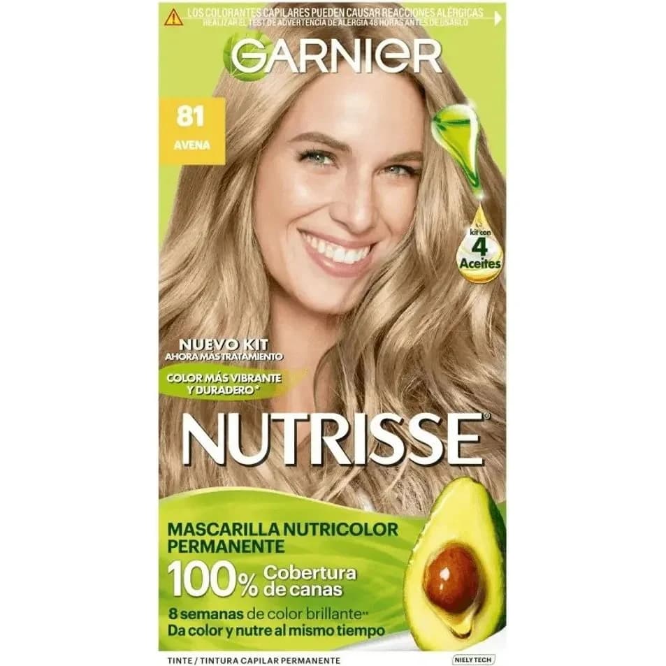 Tintura Capilar Nutrisse Tono 81 Avena