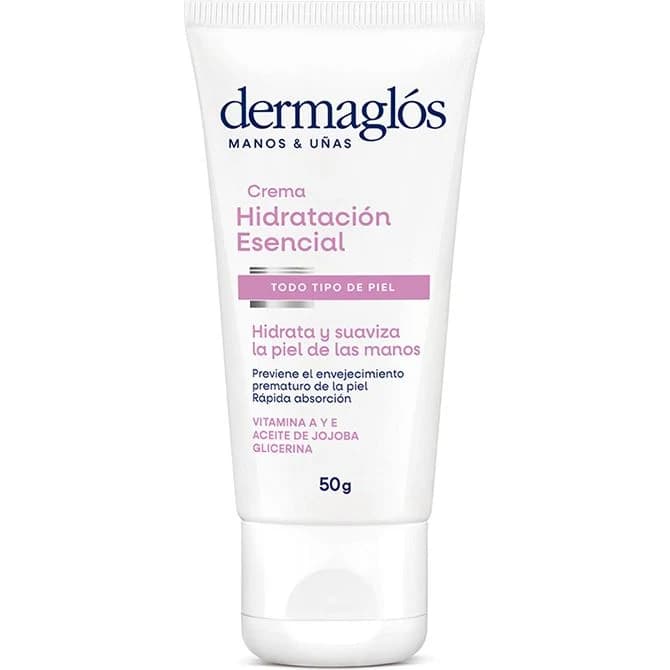 Crema para Manos y Uñas Dermaglós Hidratación Esencial 50 g