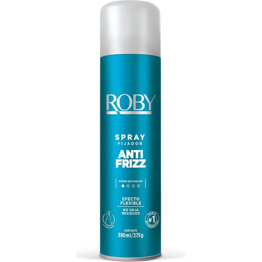 Spray Fijador Roby Antifrizz 390 ml