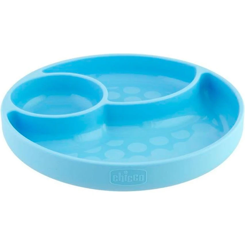 Plato de Silicona Chicco con Divisiones 12 meses+