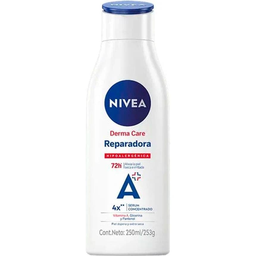 Crema Corporal Nivea Derma Care Reparadora Intensiva 250 ml