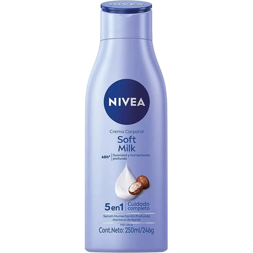 Crema Corporal Nivea Soft Milk 5 en 1 250 ml