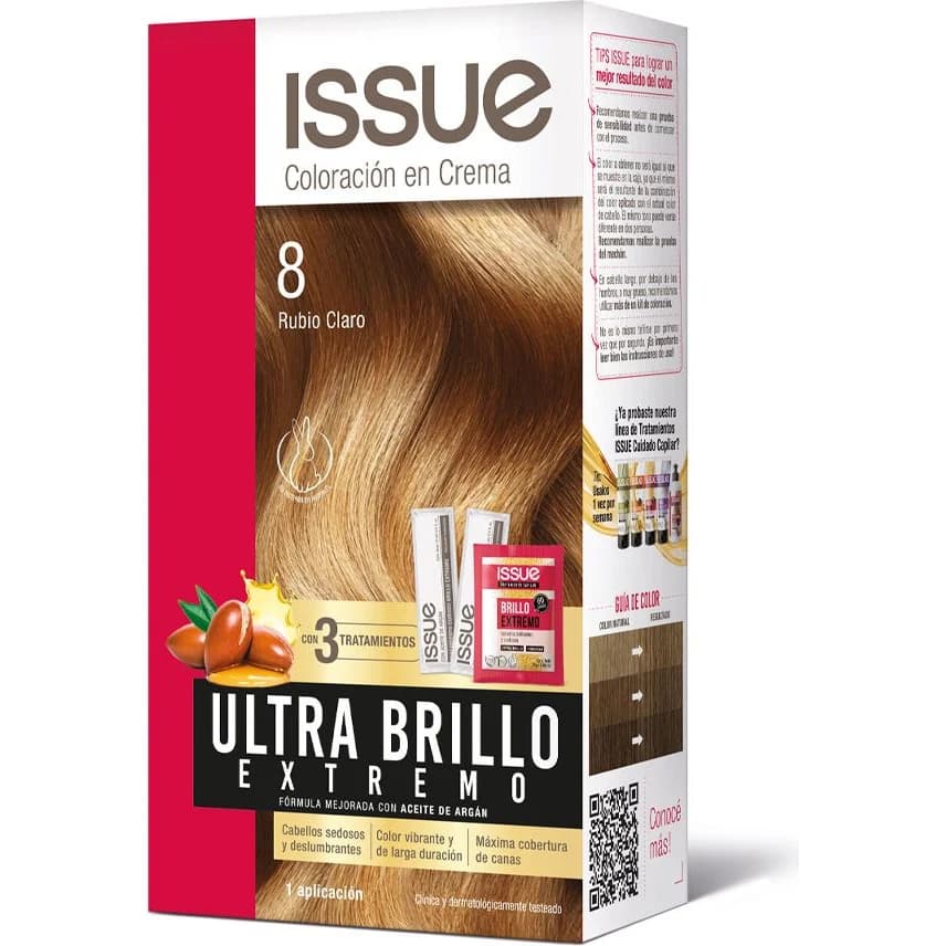 Tintura Capilar Issue Ultimate Blond Tono 8