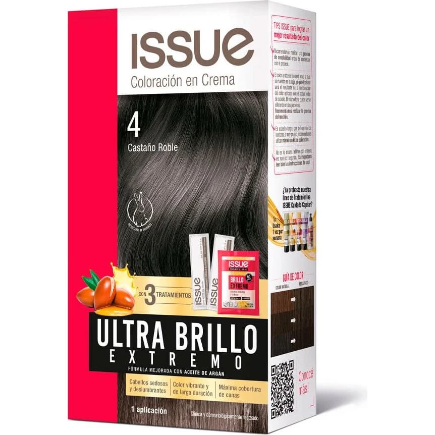 Coloración Issue Ultra Brillo Tono 4 Castaño