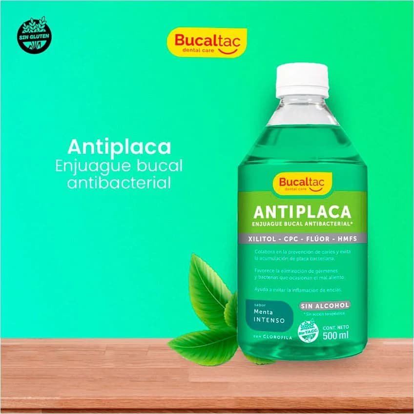 Enjuague Bucal Bucal Tac Antiplaca 500 ml