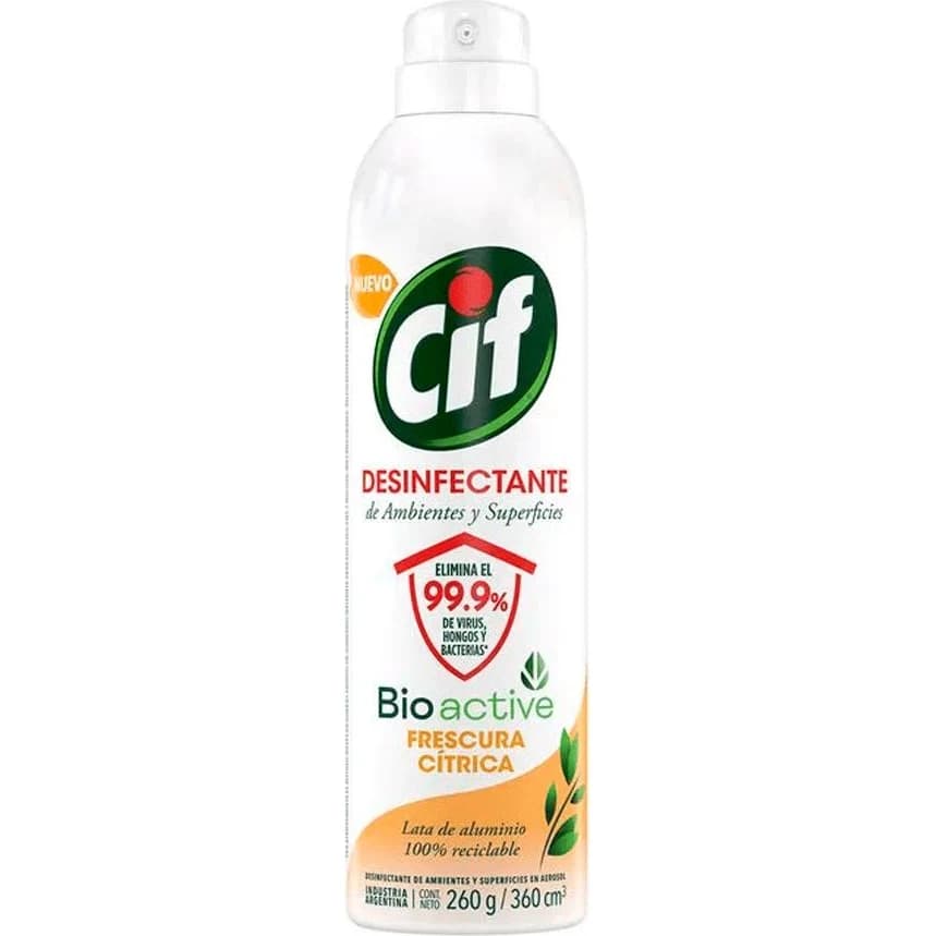 Desinfectante Cif Aerosol Fresco Citrus 360 ml