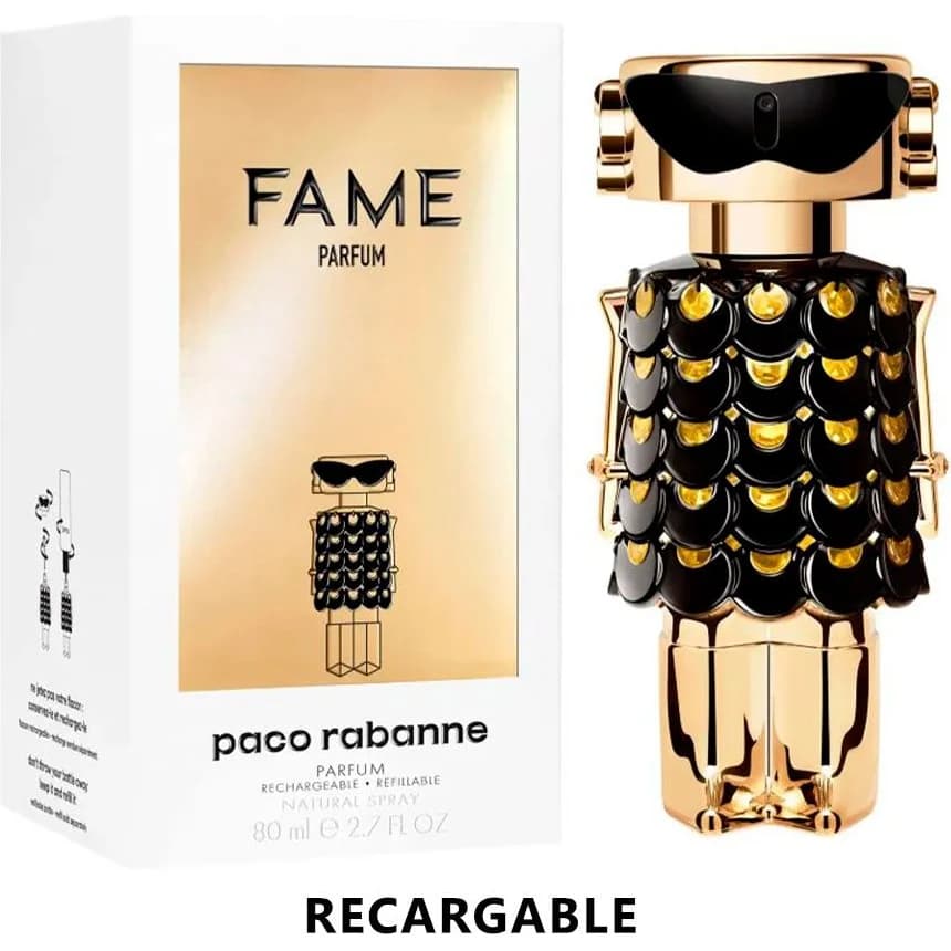 Perfume Paco Rabanne Fame Eau de Parfum Recargable 80 ml