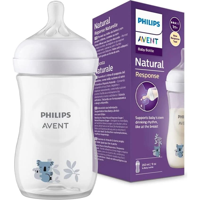 Mamadera Avent Natural Response Koala 260 ml
