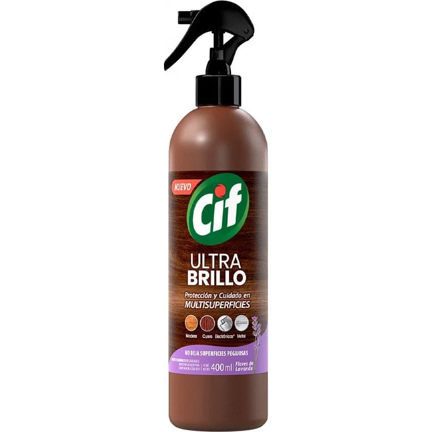 Limpiador Multiuso CIF Ultra Brillo Lavanda 400 ml