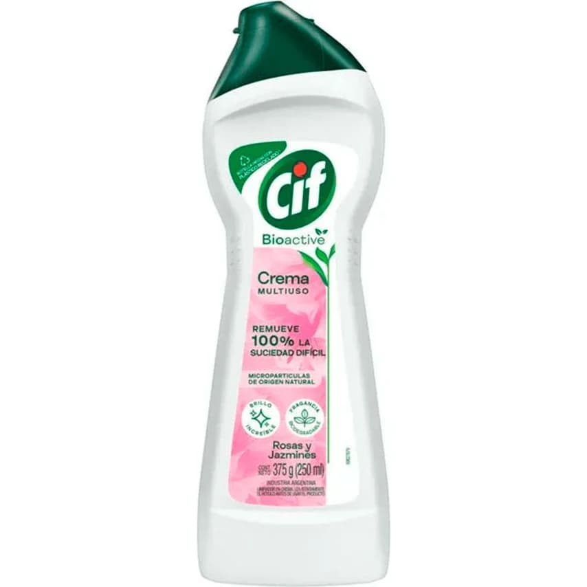 Limpiador Multiusos CIF Bioactivo Crema 375 ml