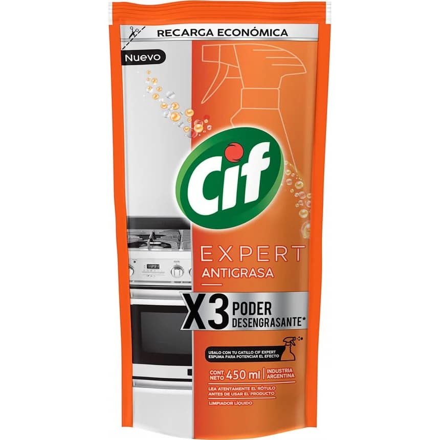 Limpiador Desengrasante Cif Expert Antigrasa 450 ml