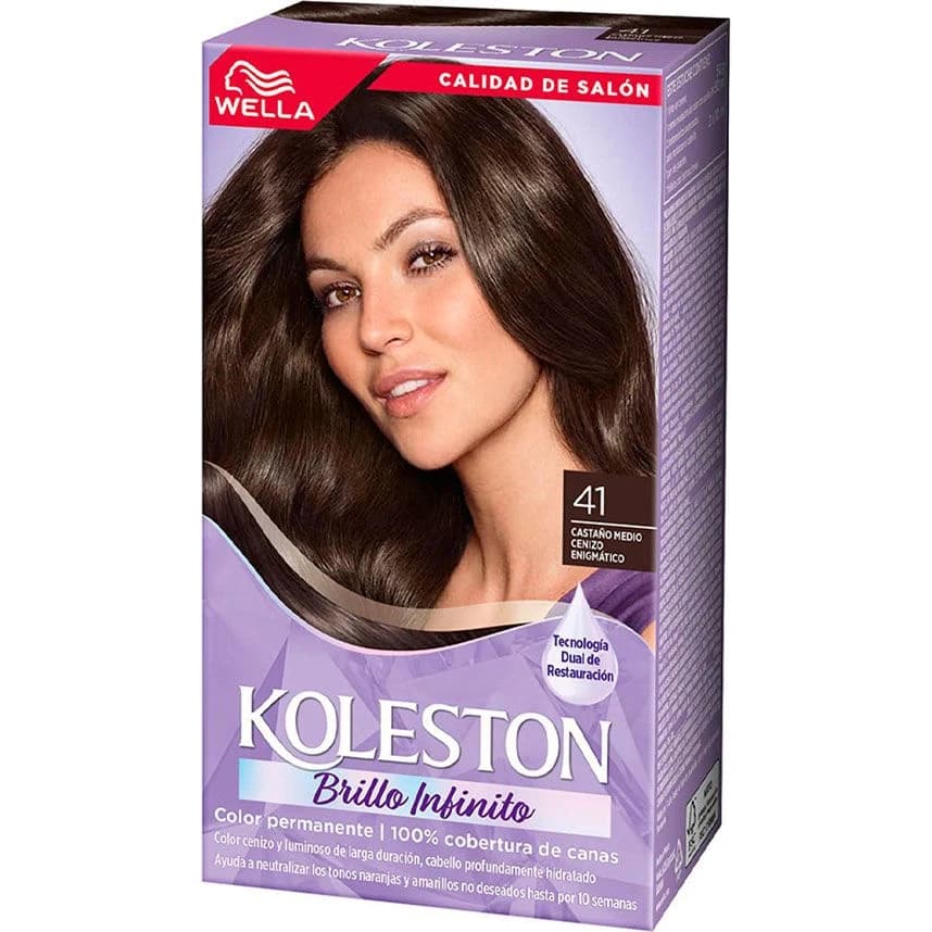 Koleston Kit 41 Castaño Medio Ceniza