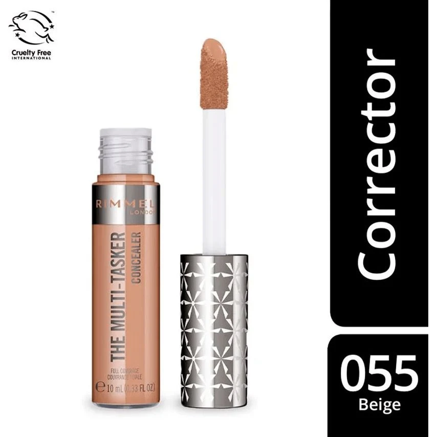 Corrector Líquido Multi-Tasker Rimmel Rostro Tono 055 Beige