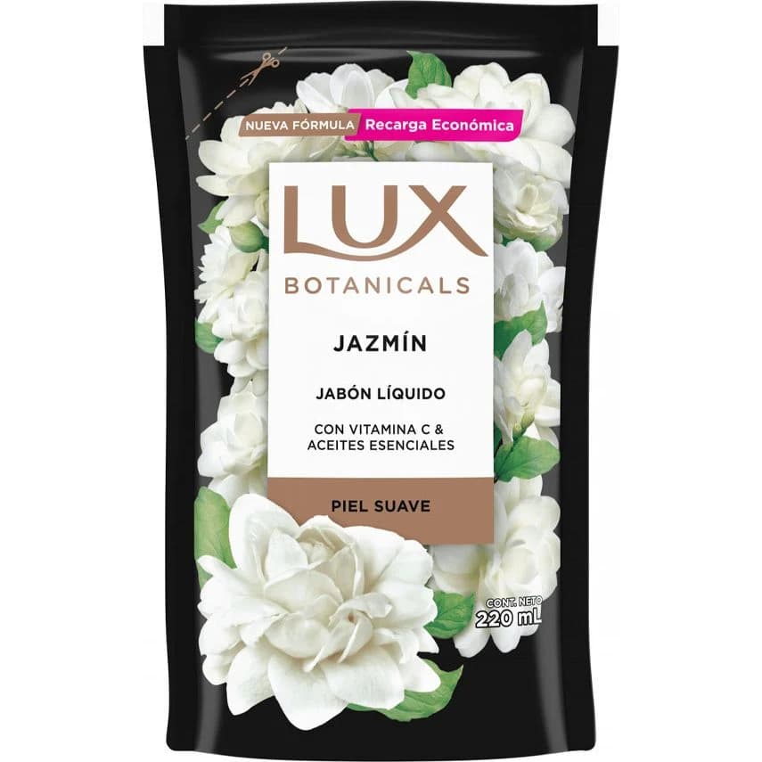 Jabón Líquido Lux Jazmín Reparador 220 ml