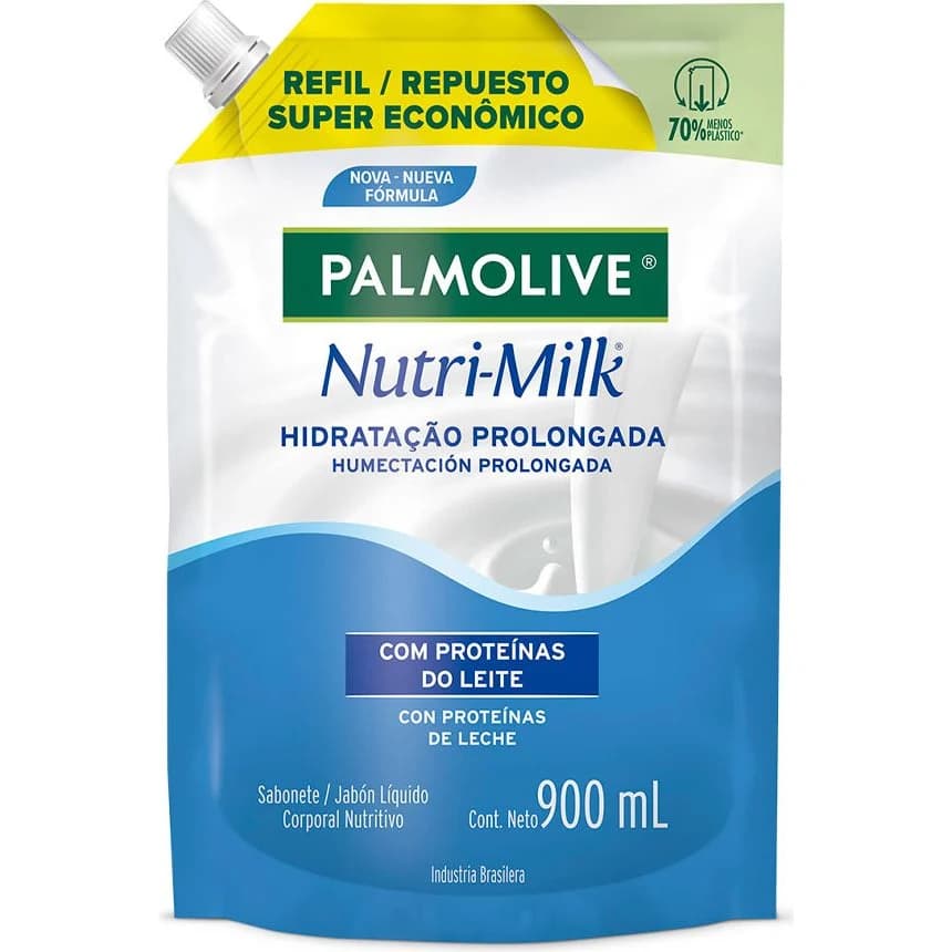Jabón Líquido Palmolive NutriMilk Repuesto 900 ml