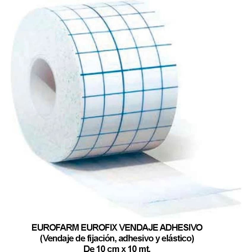 Cinta de Vendaje Adhesiva Eurofarm Eurofix 10 cm x 10 m