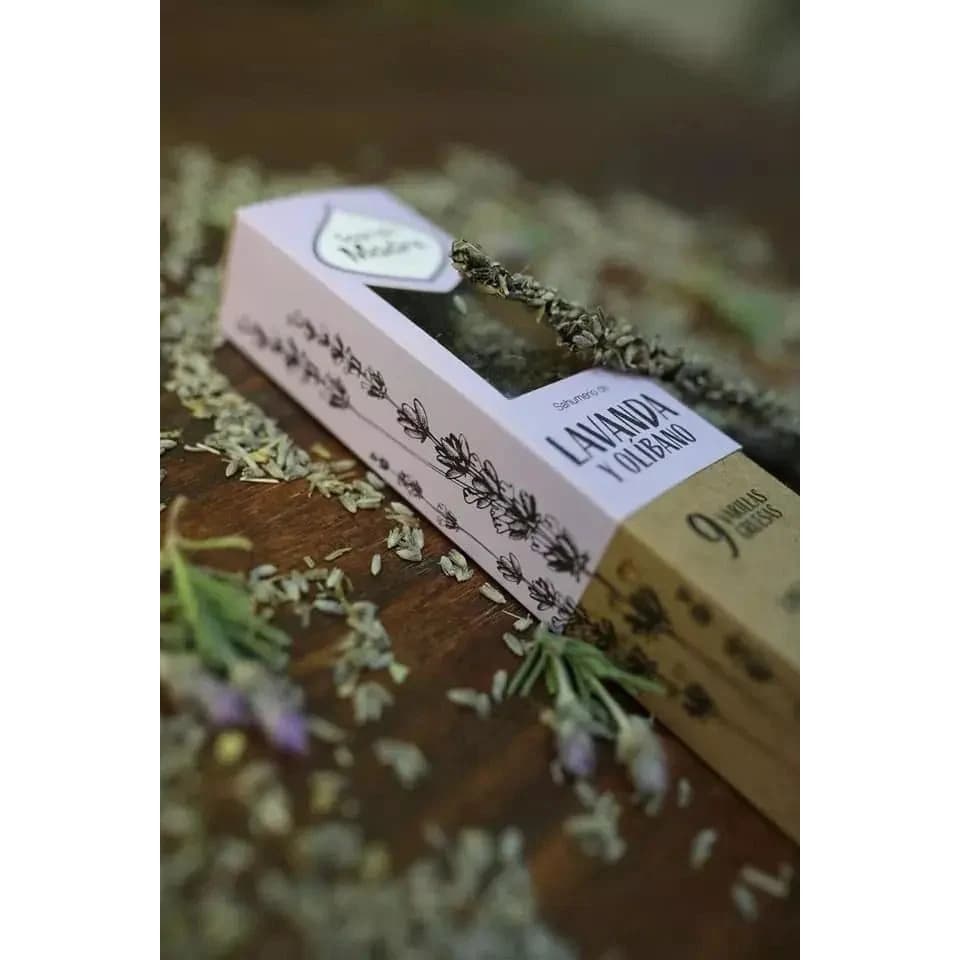 Sahumerio Sagrada Madre Lavanda y Olíbano