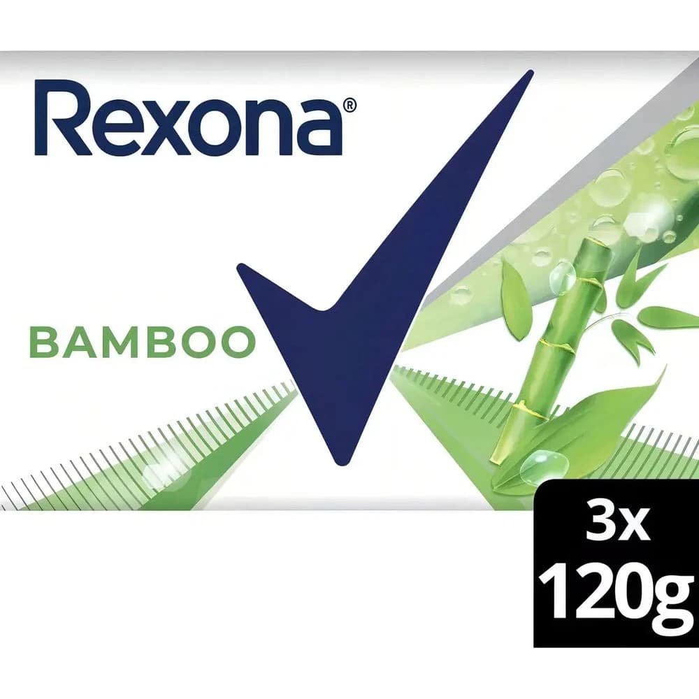 Jabón Rexona Bamboo Pack x3 120 g