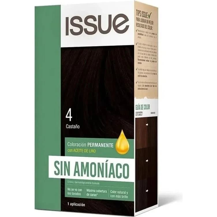Tintura Capilar Vegetal Issue Tono N4 Sin Amoníaco