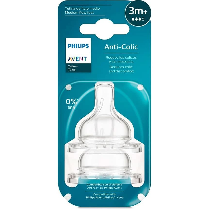 Tetina Anticólico Philips Avent 3M+ x 1