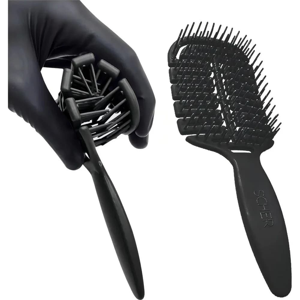 Cepillo para Cabello Scher Solución Negro