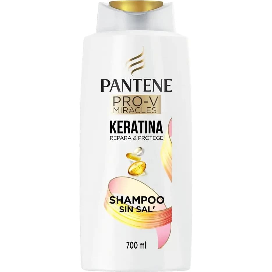 Shampoo Pantene Pro-Vitaminas Microcristales Keratina 700 ml