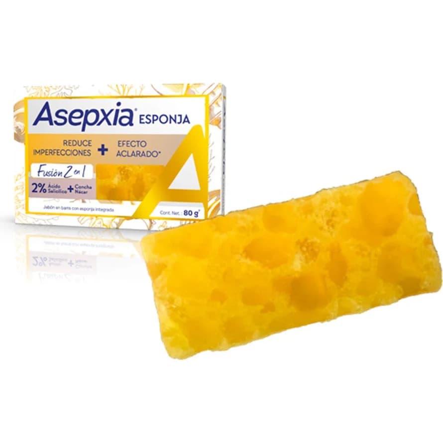 Jabón Asepxia Esponja x 80 g
