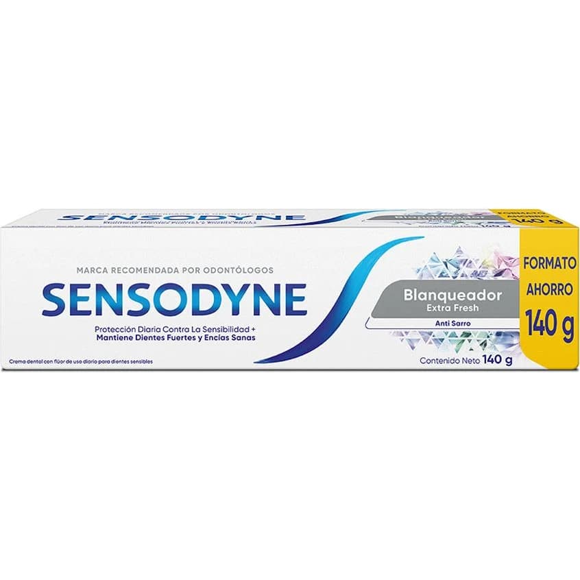 Crema Dental Sensodyne Extra Fresh Blanqueadora 140 g