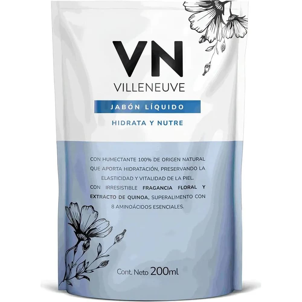 Jabón Líquido Villeneuve Bouquet Floral 200 ml