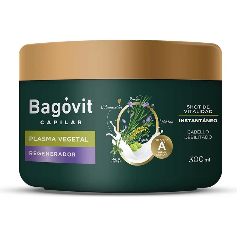 Tratamiento Capilar Bagovit Plasma Vegetal 300 ml