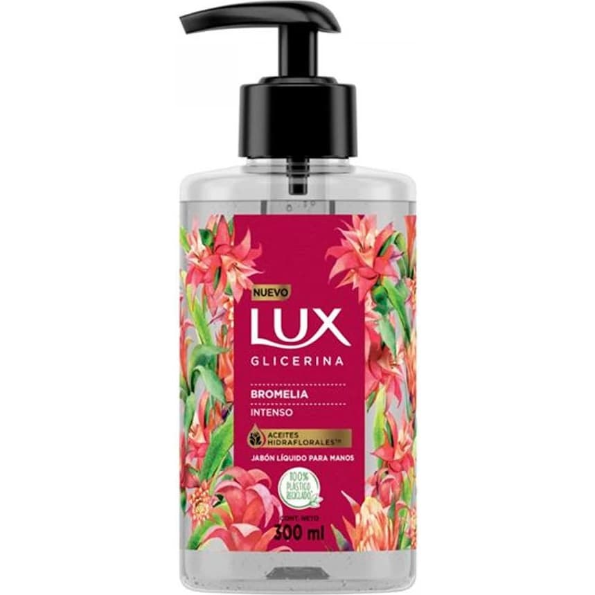 Jabón Líquido Lux Glicerina Bromelia 300 ml