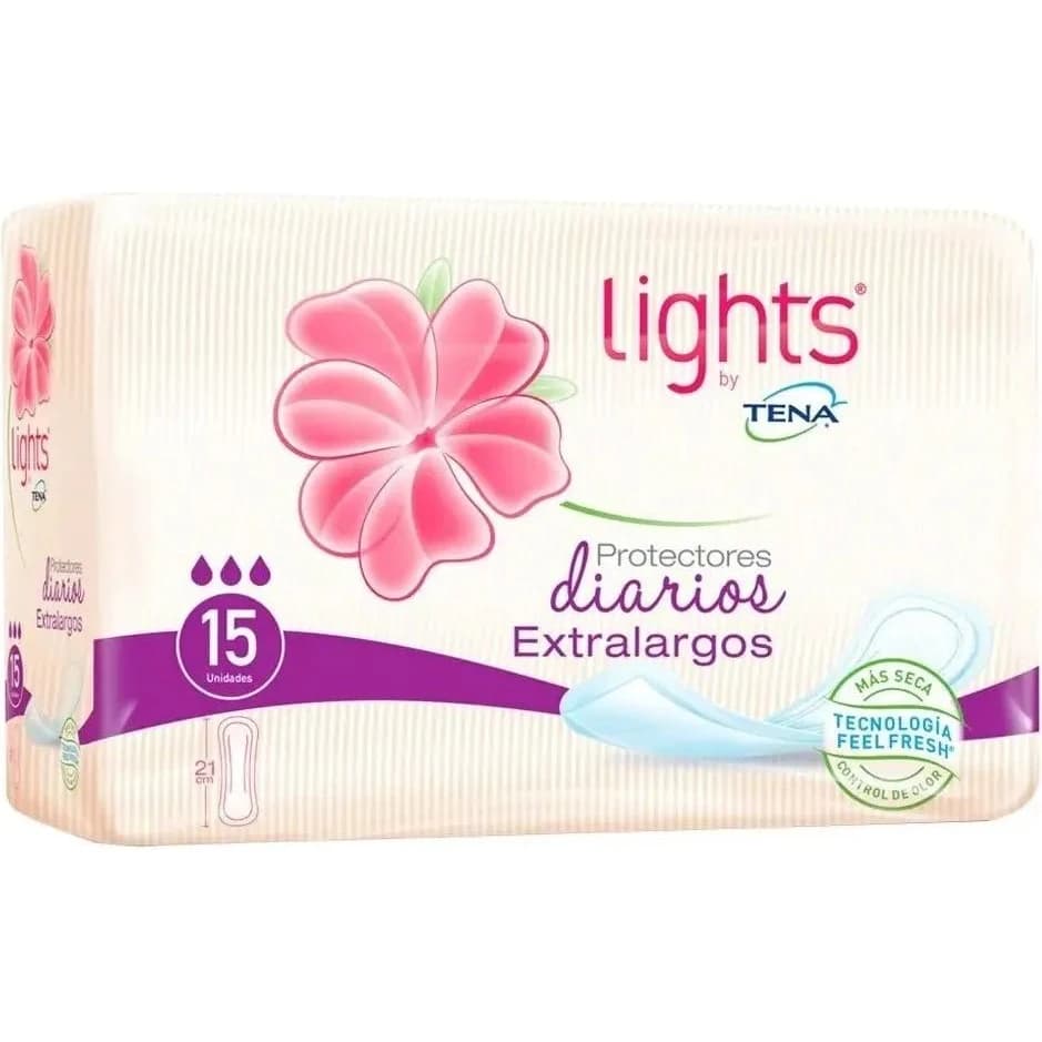 Protector Femenino Tena Discreet Extra Largo x15