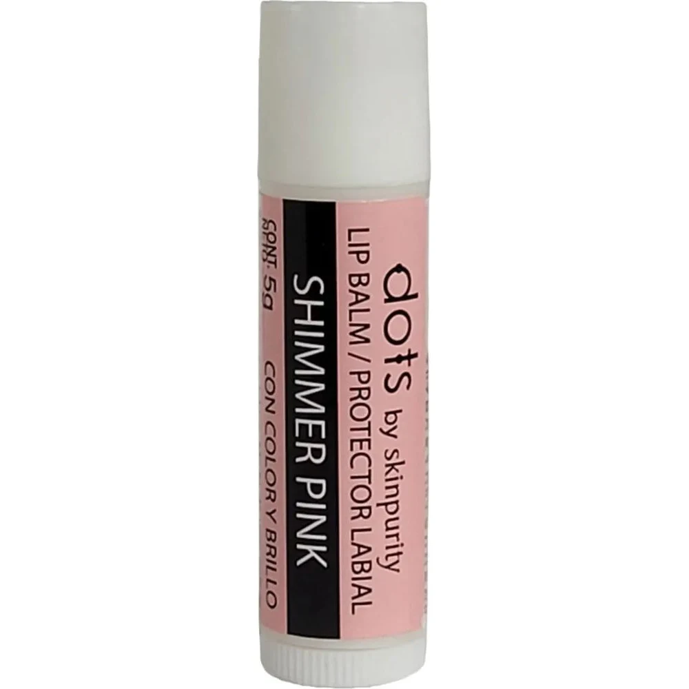 Dots Protector Labial Shimmer Pink 5 g