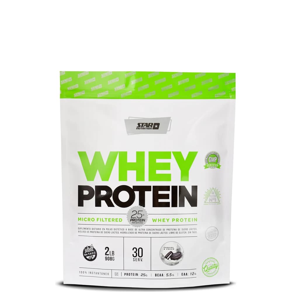 Star Nutrition Whey Protein Cookies & Cream 2 lb