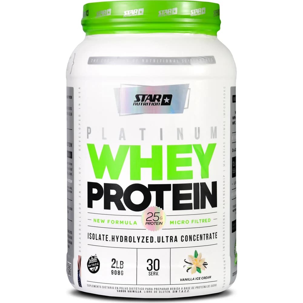 Star Nutrition Platinum Whey Protein Vainilla 2 lb