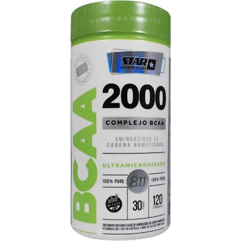 BCAA 2000 Star Nutrition x 120 Cápsulas
