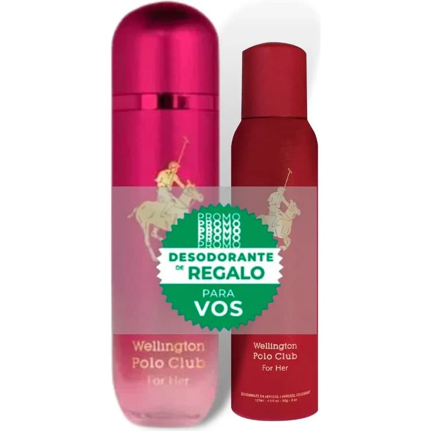 Perfume Wellington Polo Clásico Femenino Rojo