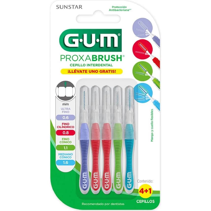 Cepillo Interdental GUM 1315 Mix Pack 5 unidades