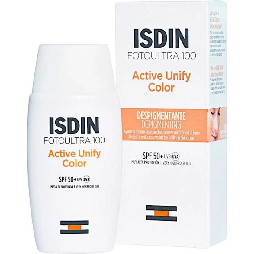Protector Solar Facial Isdin FotoUltra 100 Age Repair FPS 50+ con Color