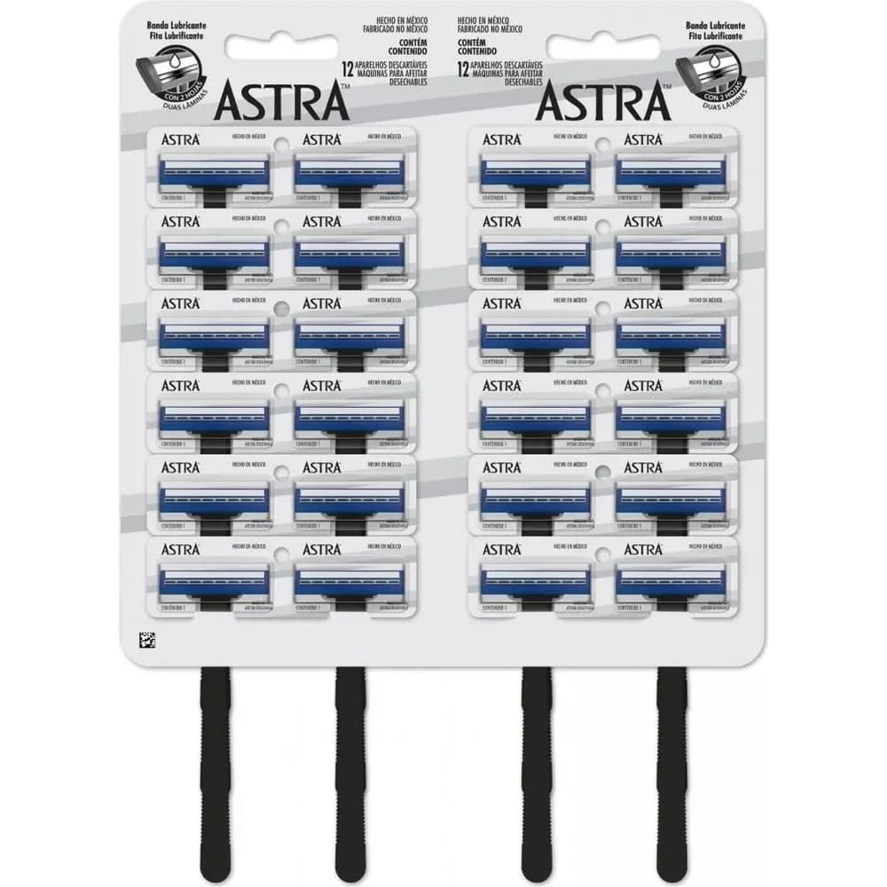Máquina de Afeitar Astra Desechable 24 unidades
