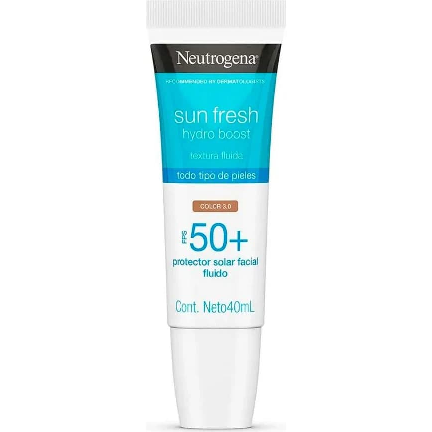 Protector Solar Neutrogena Sun Fresh Hydro Boost FPS 50 Tono Medio 40 ml