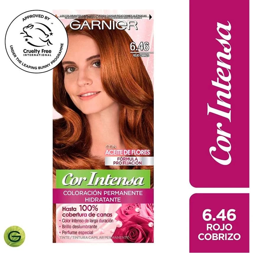 Tintura Capilar Garnier Color Intensa Tono 6.46