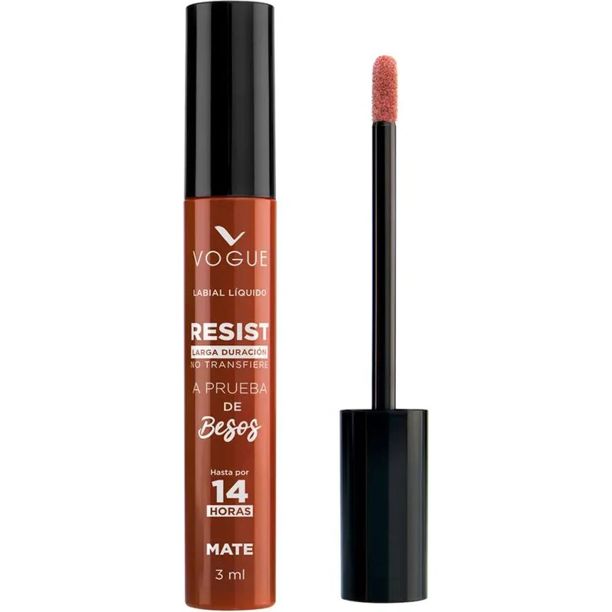 Labial Líquido Vogue Resist Tono Misteriosa