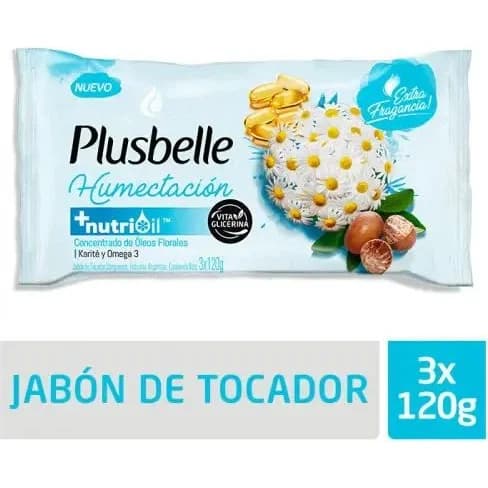 Jabón Líquido Humectante Plusbelle 3 x 120 ml