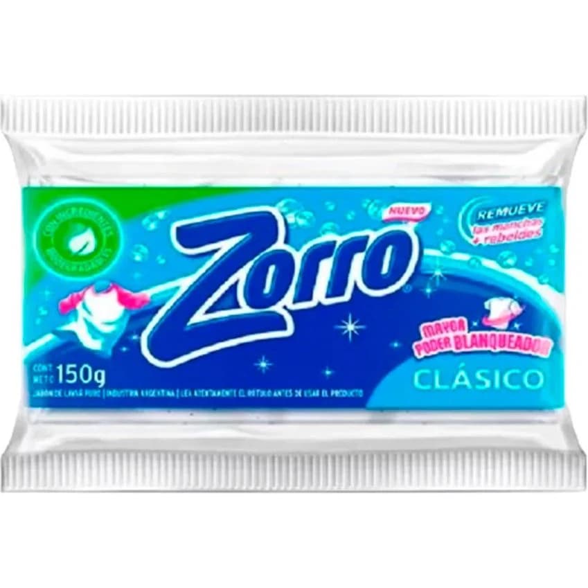 Jabón en Pan Zorro Clásico 150 g