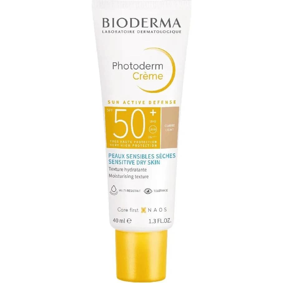 Protector Solar Bioderma Photoderm Crema SPF 50 Tono Claro 40 ml
